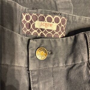 Vintage Grey corduroy : J Crew Unisex Pants. Not sure the age.